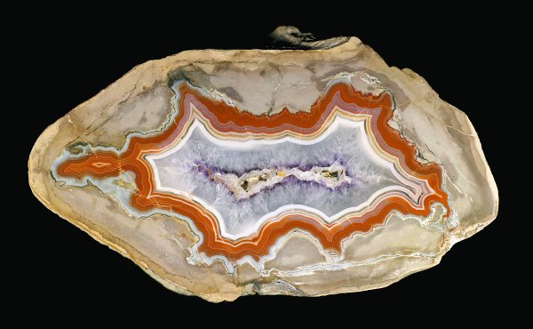 画像1: 瑪瑙/紫水晶(ティピーキャニオン・アゲート) South Dakota, U.S.A.