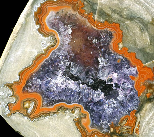 画像2: 瑪瑙/紫水晶(ヒルズフェアバーン・アゲート) South Dakota, U.S.A.