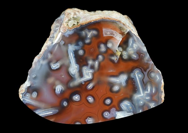 画像1: 瑪瑙(ローズアゲート) Mozambique