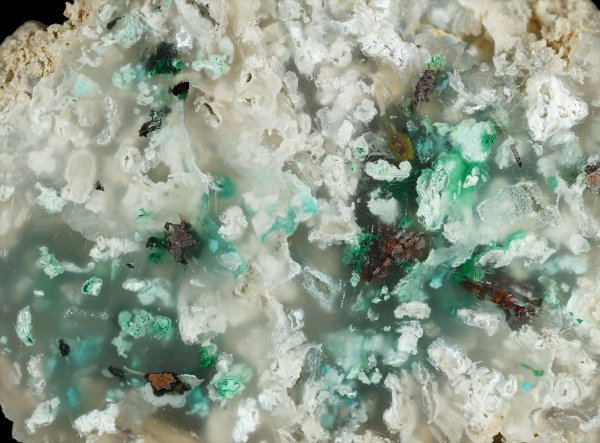 鉱物のインドネシア産クリソコラ・イン・カルセドニーの販売